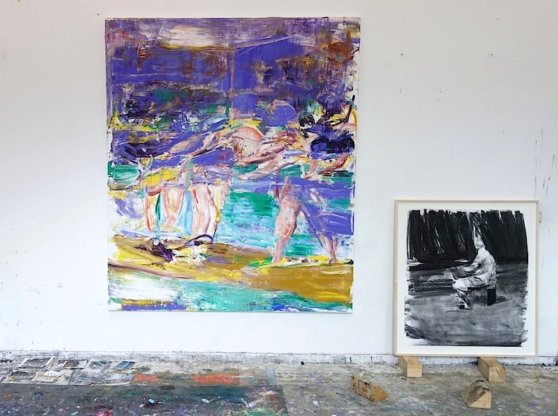 Atelier Sebastian Hosu [Spinnerei Leipzig] im September 2017: Neue Bilder

